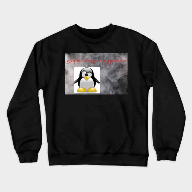 Graphic design is my passion Crewneck Sweatshirt by Jijarugen